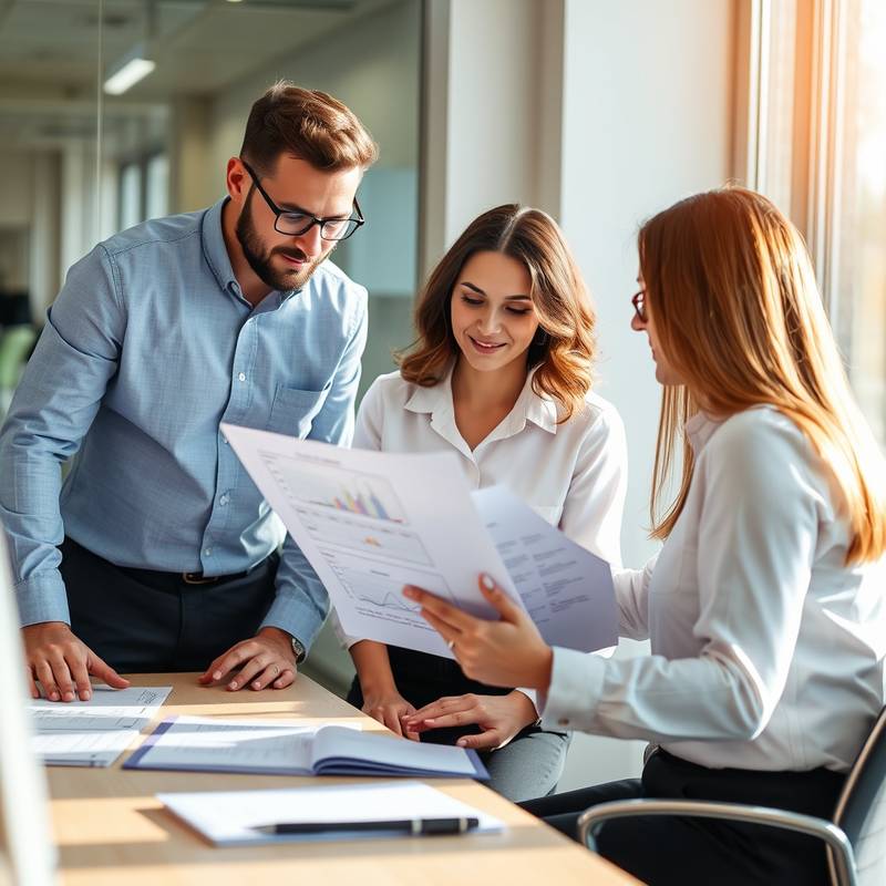 HR Professionals working on a Structured Interviewer training Guide